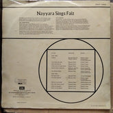 Nayyara*, Faiz - Nayyara Sings Faiz (Vinyl)